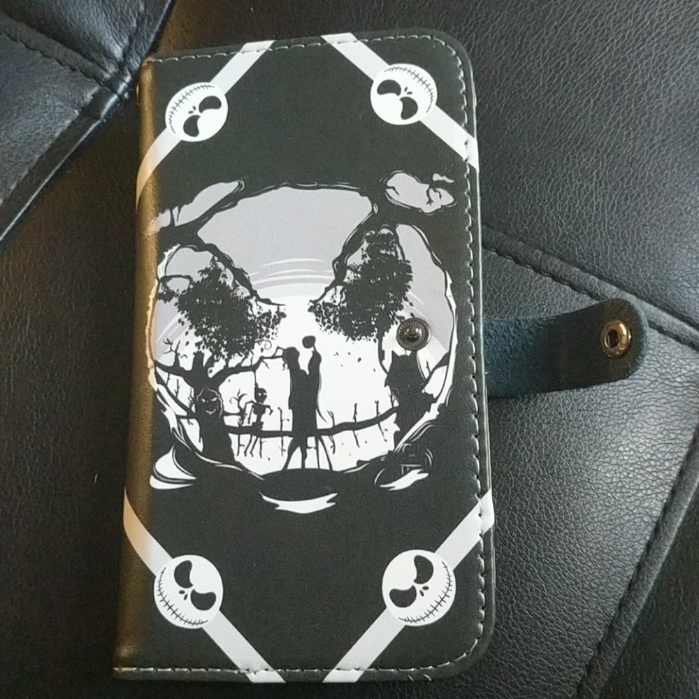 Nightmare Before Christmas phone wallet case.